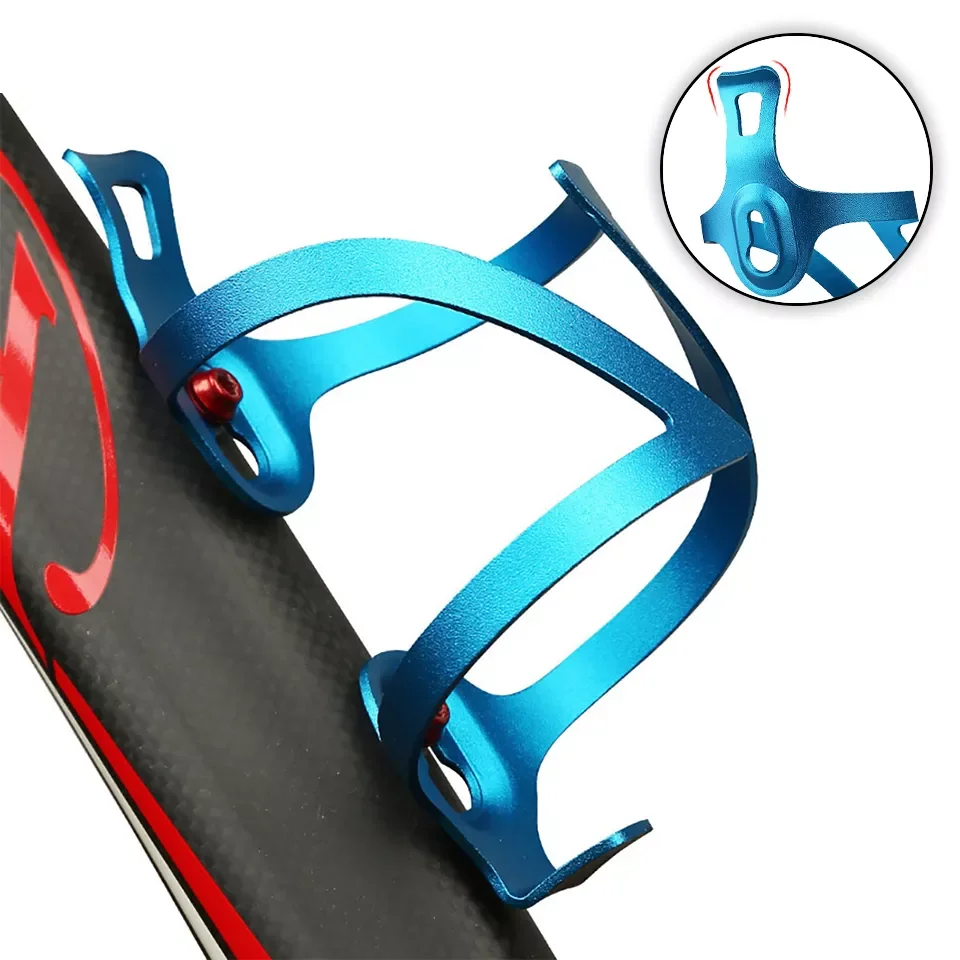 

Aluminum AlloyDrink Water Bottle Rack Holder Ultralight For MTB Mountain Bike Cycling Bicycle Portable Bottle Cage