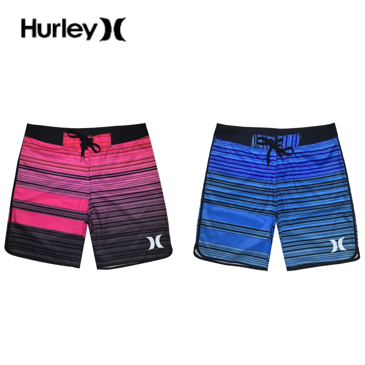 

Hurley Vêtements De Plage Men Swim Trunks Quick Dry Shorts Summer Surf Clothes BOARDSHORTS With Pockets GYM Bodybuilding Shorts