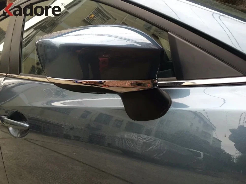 Для Mazda 2 Demio DJ Hatchback 2014 2015 2016 2017 2018 хромированная накладка на боковую дверь