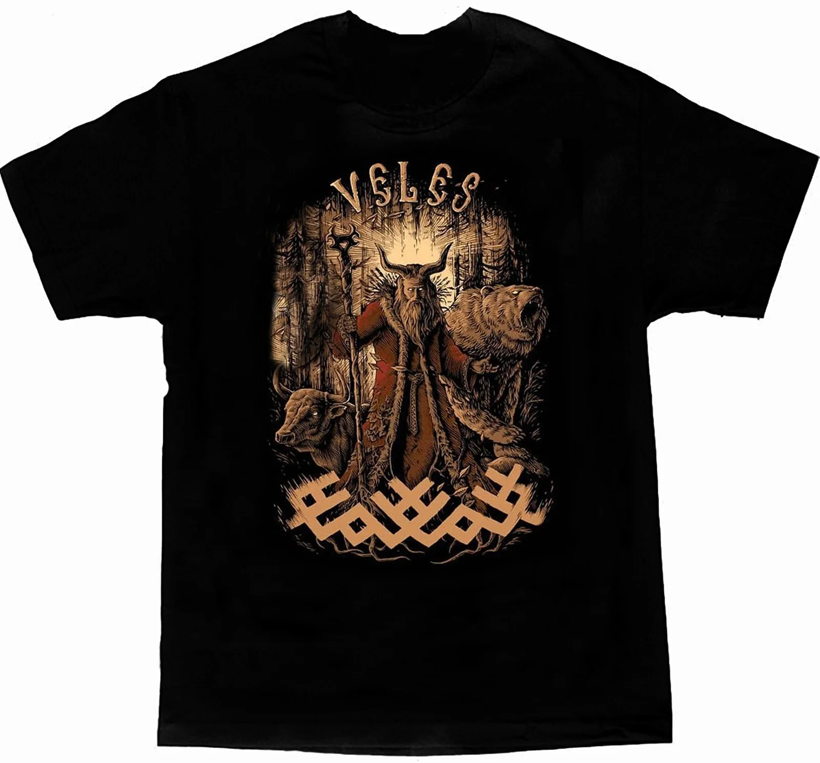 

Unique Creative Design Slavic God VELES Mens T-Shirt. Summer Cotton Short Sleeve O-Neck Unisex T Shirt New S-3XL