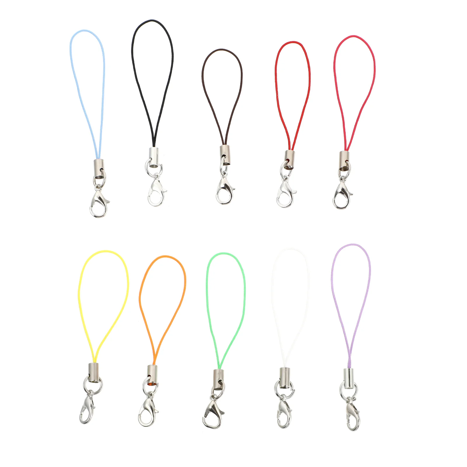 

Straps Lanyards Cords Wrist Strap Wristlet Keychain Clasp Lanyard Fashion Charm Cellphone Diy Chain Ring Key Lobster Ropes