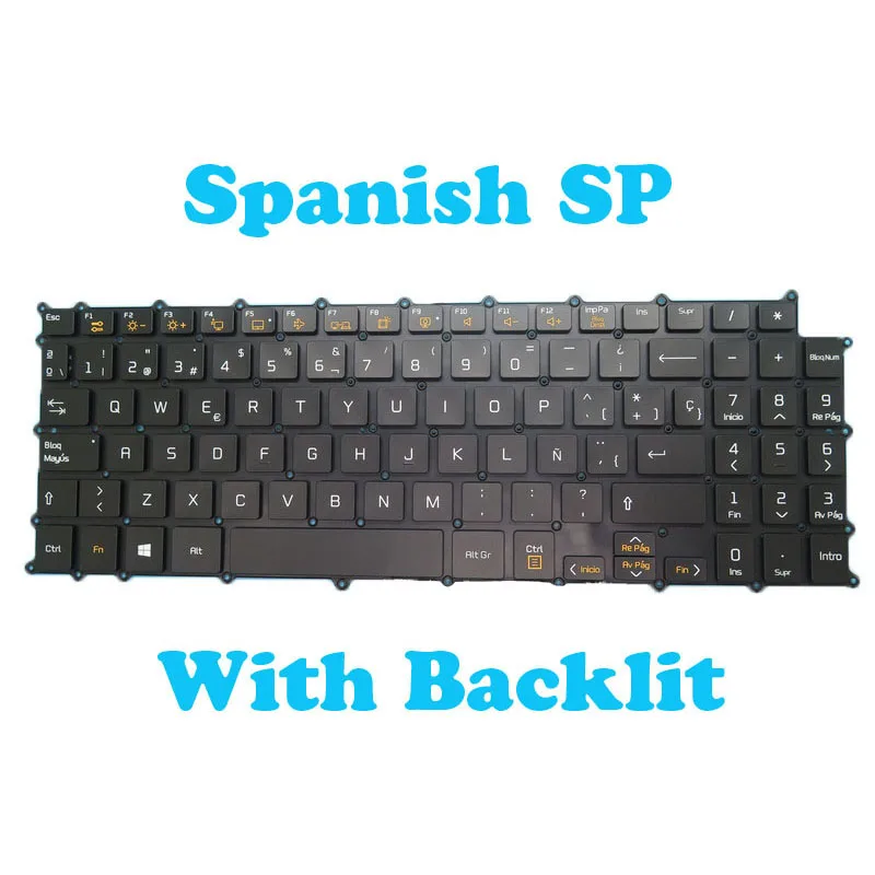 Клавиатура США KR SP BR с подсветкой для LG 17Z990 17ZB990 17ZD990 17Z990-R-G-V 17ZD990-G-V 17Z995