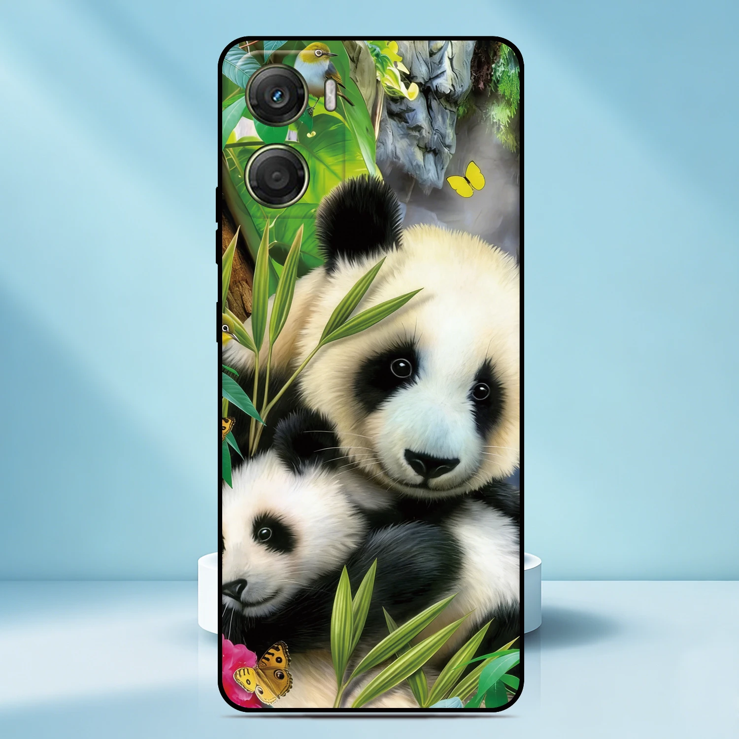 Фото Чехол для телефона с милым рисунком панды для Sony Xperia 1 VIII 10 VII 5 VI V IV III II XZ5 XZ4 XZ3 XZ2 XA2 L3 6 7 8, задняя крышка с индивидуальным фото №4