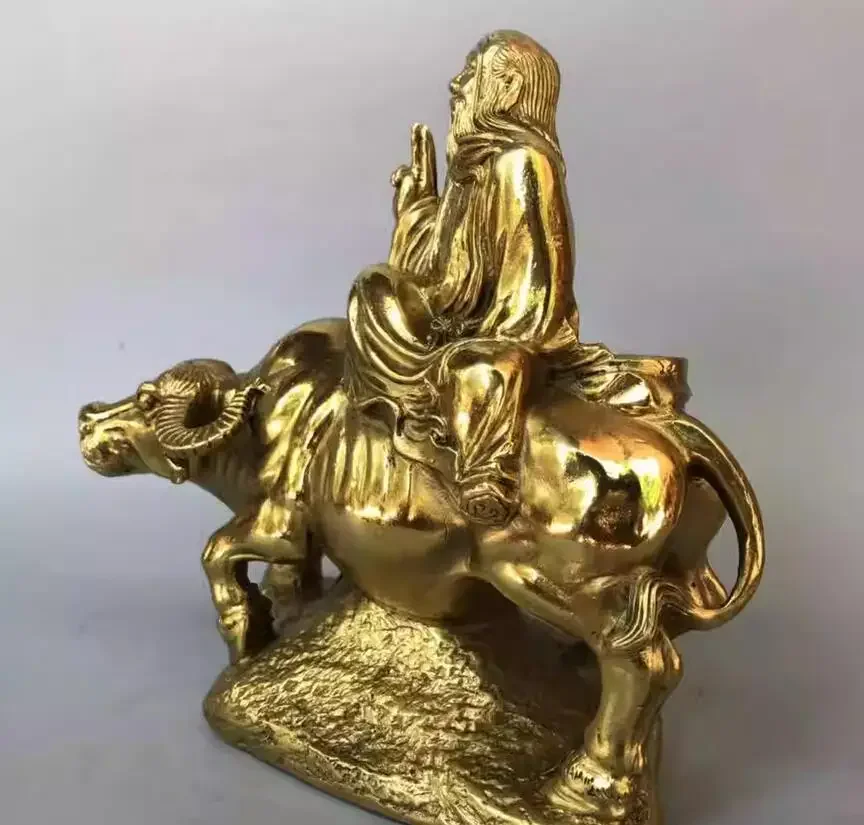 Металлическое латунное украшение для верховой езды Laozi Ox домашний офис