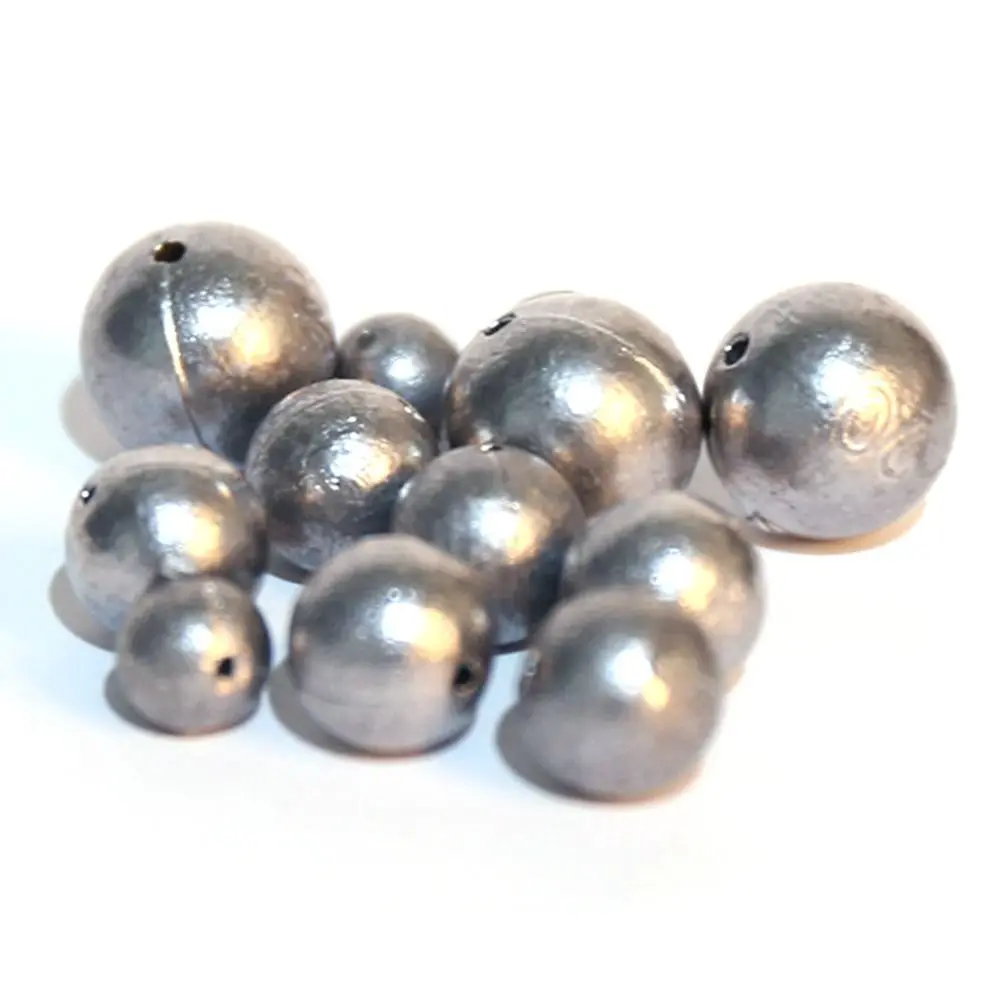 10 шт. 1 г/2 г/3 г/4 г/5g/6 г/7.5g/9 г/10 г рыболовные свинцовые грузила шарикоподшипник