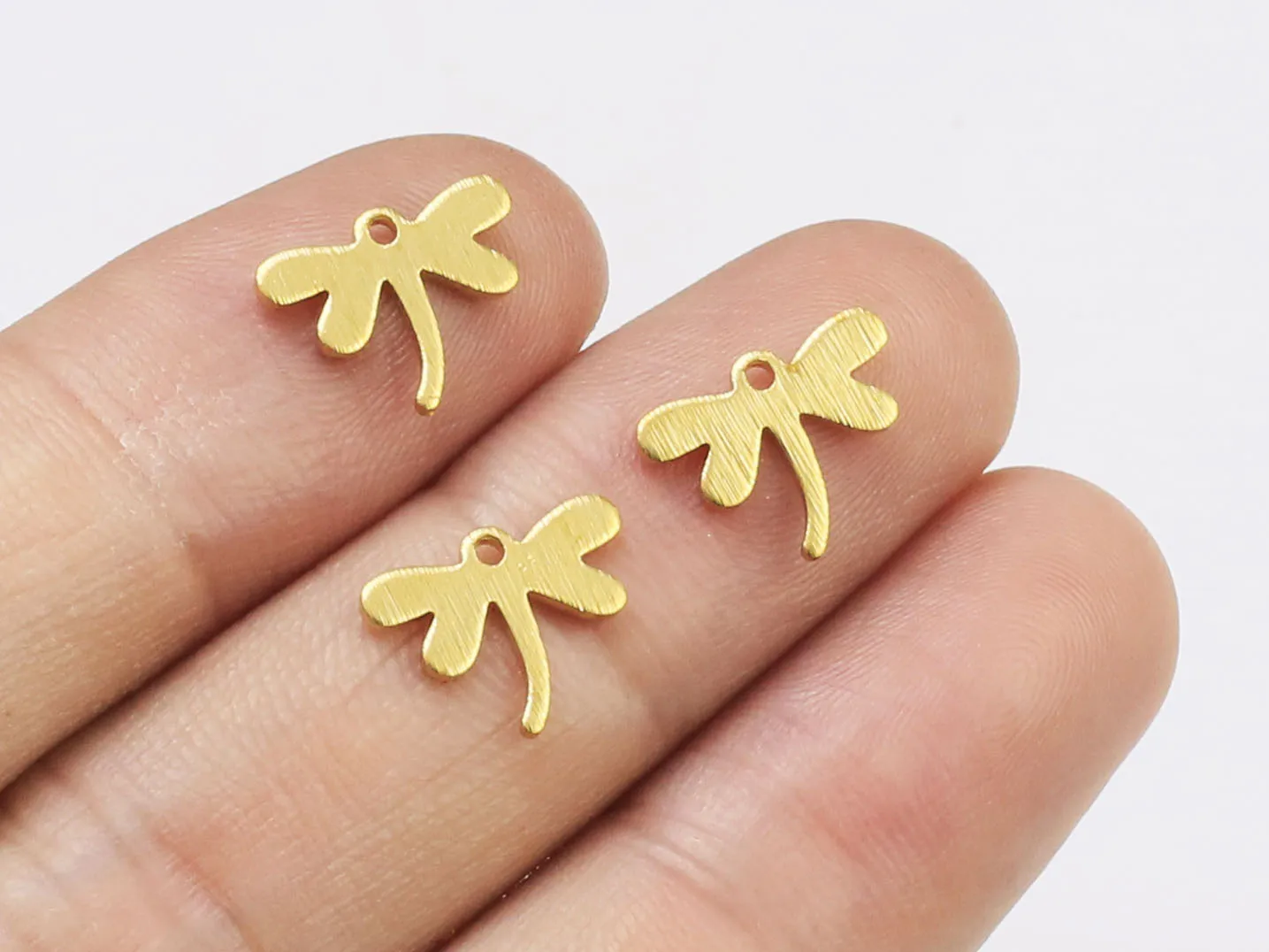 20 шт латунные подвески в виде стрекозы 12x9 мм текстурированные латунные Подвесные серьги-компоненты R1119