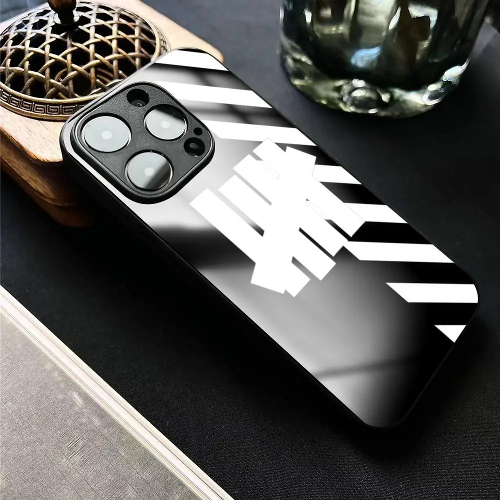 Модный крутой чехол для телефона с логотипом Undefeated в стиле хип-хоп для iPhone 17 Air, 16, 15, 14, 13, 12, 11 Plus, Mini, Pro, Max, стеклянный магнитный чехол (art.: 3920db60f3441) - 3920db60f3441