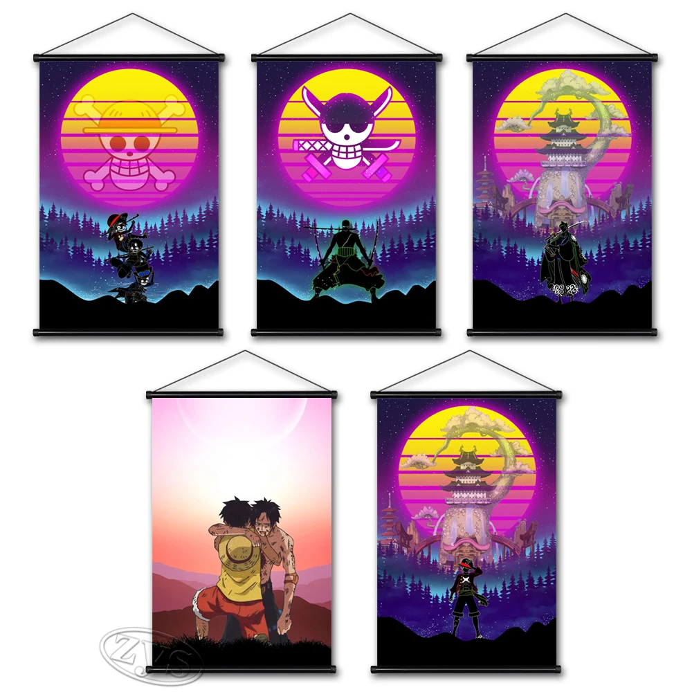 

Постеры One Piece, картины на холсте, ророноа Зоро, Модульная картина, аниме подвесные свитки, настенные картины, домашние декоративные картины