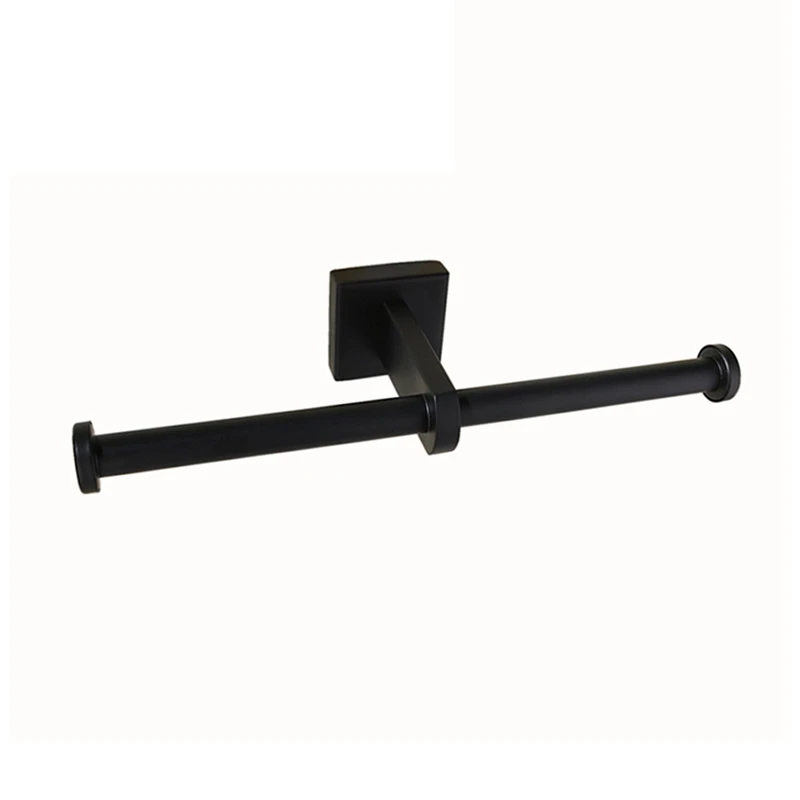 

Black Bathroom Towel Rack Stainless Steel Towel Rack Bathroom Tissue Rack Toilet Roll Rack