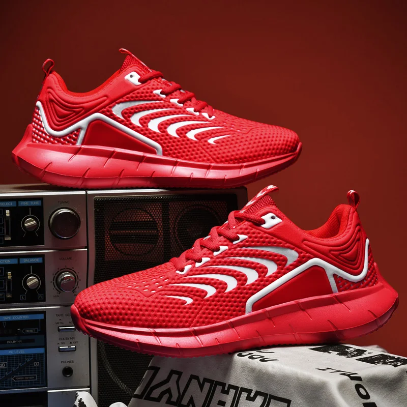 

Sneakers Men Casual Shoes Fashion Breathable Comfortable Mesh Lining Sneakers Sweat-absorbent Deodorant Sports Shoes Size 46