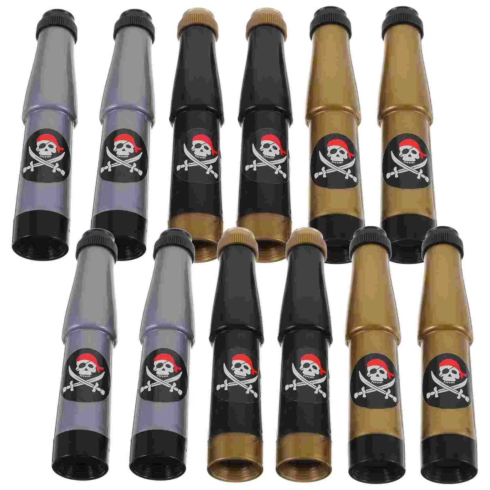 

12 Pcs Pirate Toy Party Gift Plaything Theme Fashion Playing Student
