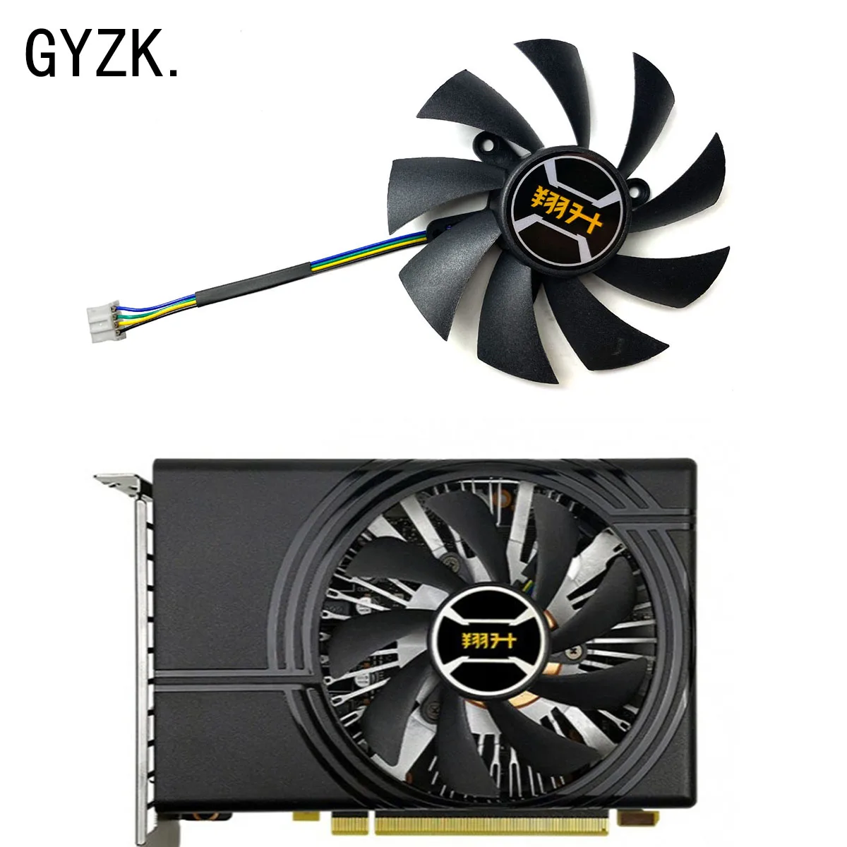 Фото Новый сменный вентилятор для видеокарты ASL GeForce GTX1660 1660ti 6 ГБ №1