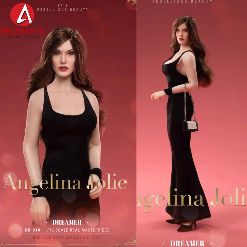 В наличии DREAMER DR-010 масштаб 1/12 Julie голова резьба вечернее платье костюм одежда