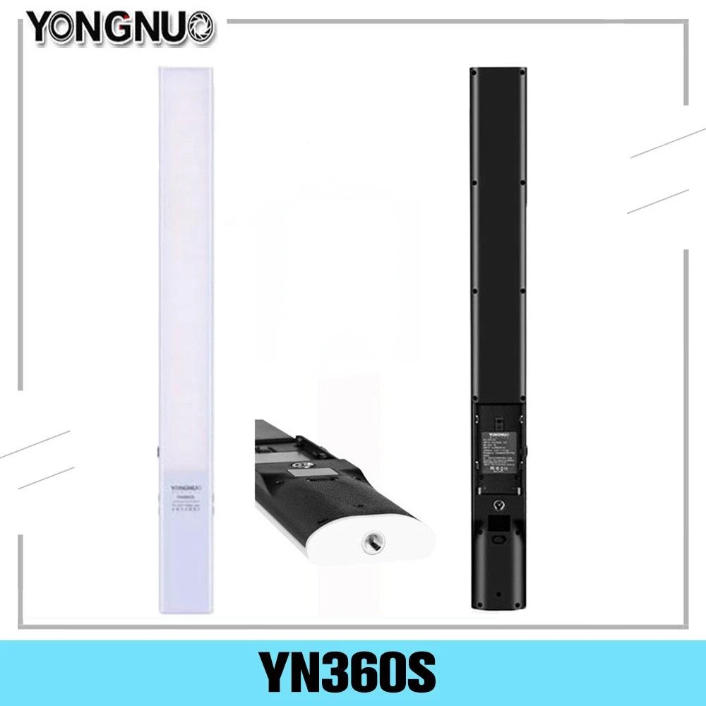 

YONGNUO YN360S Handheld Ice Stick LED Video Light 3200K-5500K Studio Photography Lamp Phone App Control For Photo 360 S Lighting