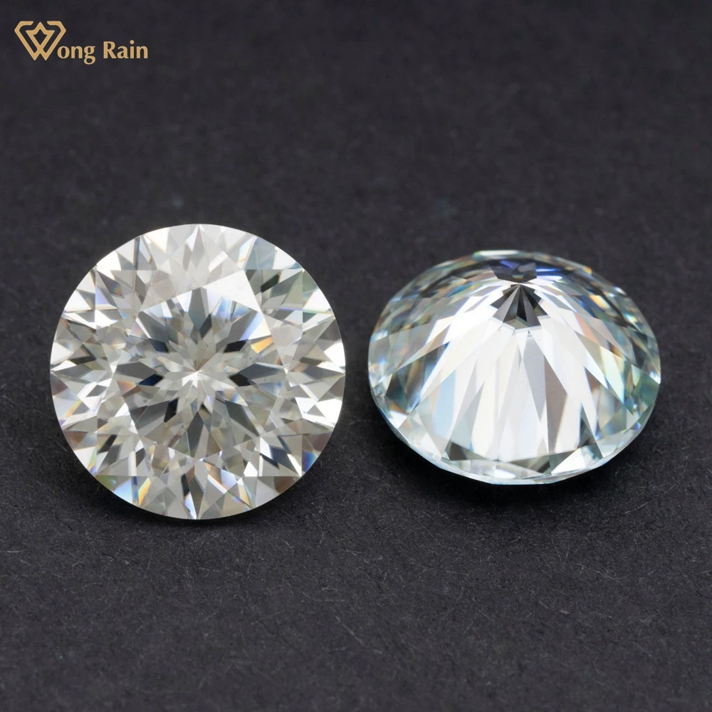 

Wong Rain 100% Pass Test Moissanite Loose Stone Factory Price D Color 0.5-4CT VVS1 Flower Cut GRA Lab Grown Diamond Wholesale