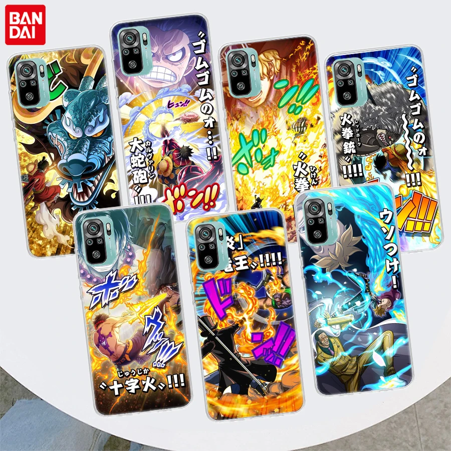 

Anime One Piece Zoro Luffy Phone Case For Xiaomi Redmi Note 10 Pro Max 10S 9 9S 9T 8 8T 11T 11S 11 5G 11E 7 6 5 4X Coque