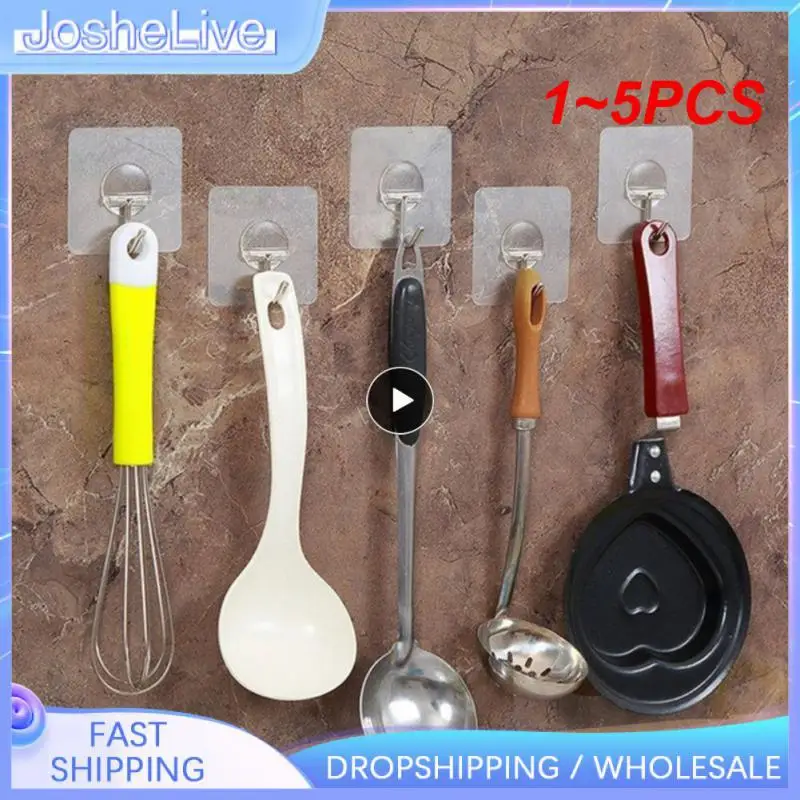 

1 ~ 5 шт., сверхмощные настенные вешалки без гвоздей