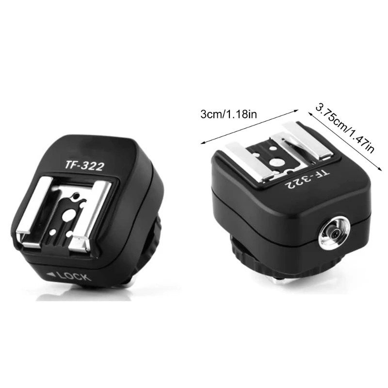 Мигающий конвертер горячий башмак Адаптер TF322 Конвертер для SB-900 SB-800 SB-600 SB-80 SB-50 SB-30