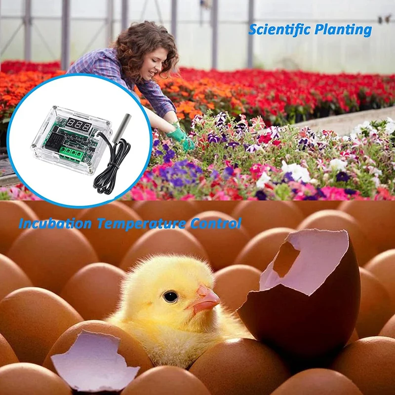 Акция! Плата цифрового термостата W1209 DC 12V -50-110°C Электронный модуль управления температурой с переключателем.