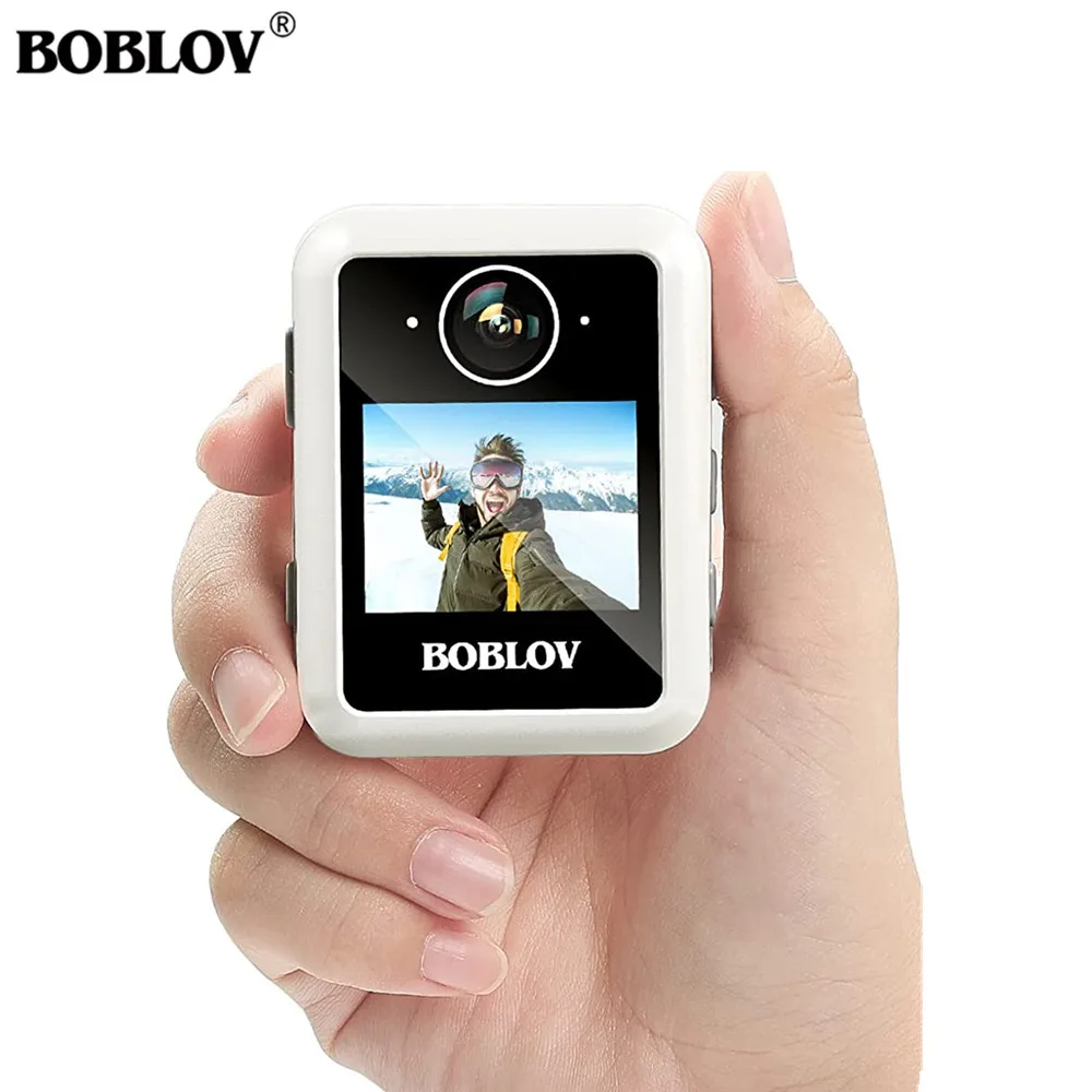 

BOBLOV X2 Body Camera Policial 1440P 64G Mini Camcorder LCD Display Magnetic Clip Bodycam Loop Recording Sport Cam For Bike Ride