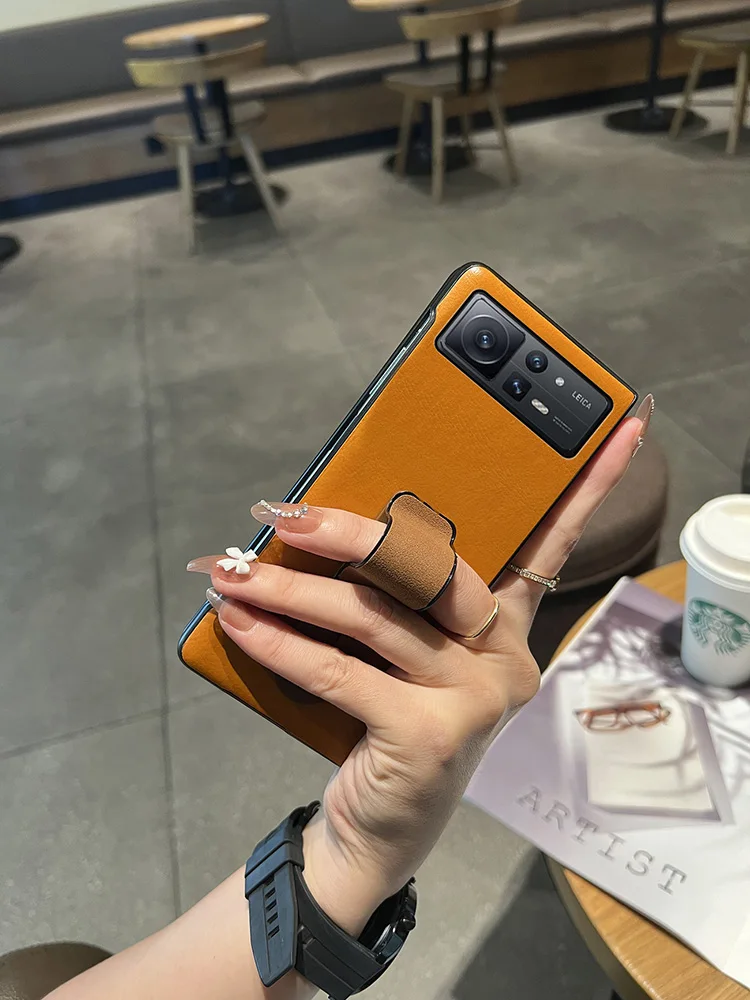 

With Bracket Case For Xiao-Mi Mix Fold2 5G Case For Mi Mix Fold 2 Case