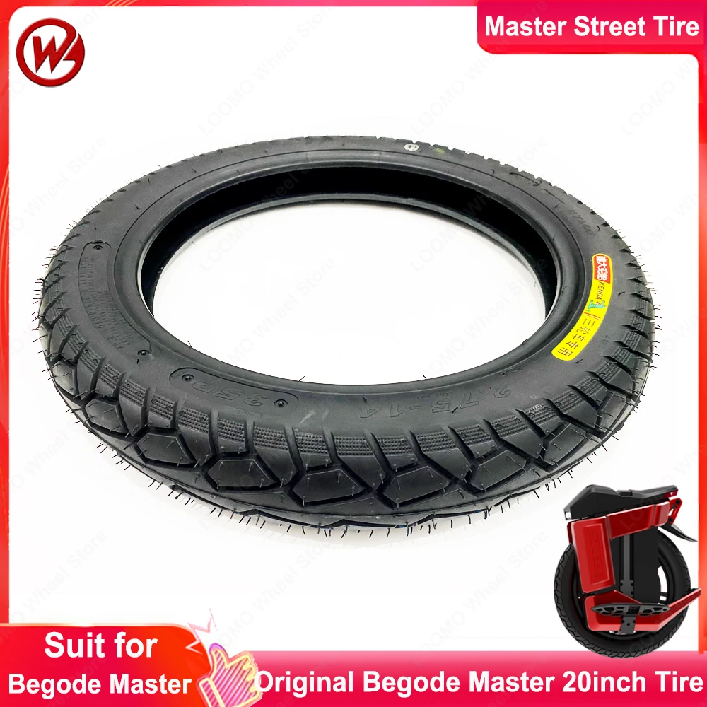 

Original Gotway Begode Master Street Tire Master Off-road Tire 20inch Tyre 2.75-14 for MASTER EUC Official Begode Accessories