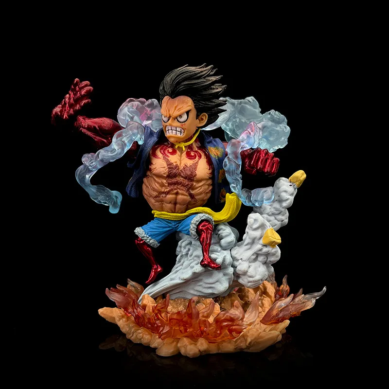 Товар: Фигурка One Piece Action Figure 14 см Аниме Луффи G5 Gear 4 Kong Gun Модель-пальчик для сбора, коллекционная игрушка, подарок на Рождество.