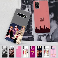 fhnblj sex and the city phone case for samsung s21 a10 for redmi note 7 9 for huawei p30pro honor 8x 10i cover
