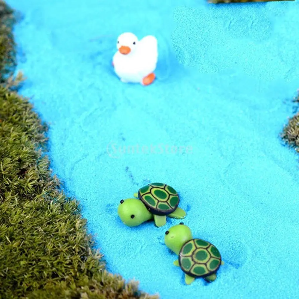 

DIY Hot Sale Flower Pot Garden Bonsai Sea Turtle Miniature 10Pcs Dollhouse Decor