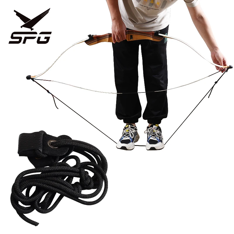 

Leather Winding Rope Bow And Arrow Installation And Replacement Bow String Booster Rope Archery Equipment