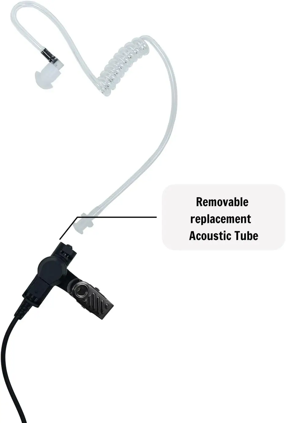 Гарнитура с микрофоном и кнопкой PTT, 2-контактная, для Motorola CP200 CP200D CP185 CP100d CLS1410 CLS1110 DTR650 dlr1060 dlr1020 bc130 magone bpr40 (art.: 3920dd1a9b69f) - 3920dd1a9b69f