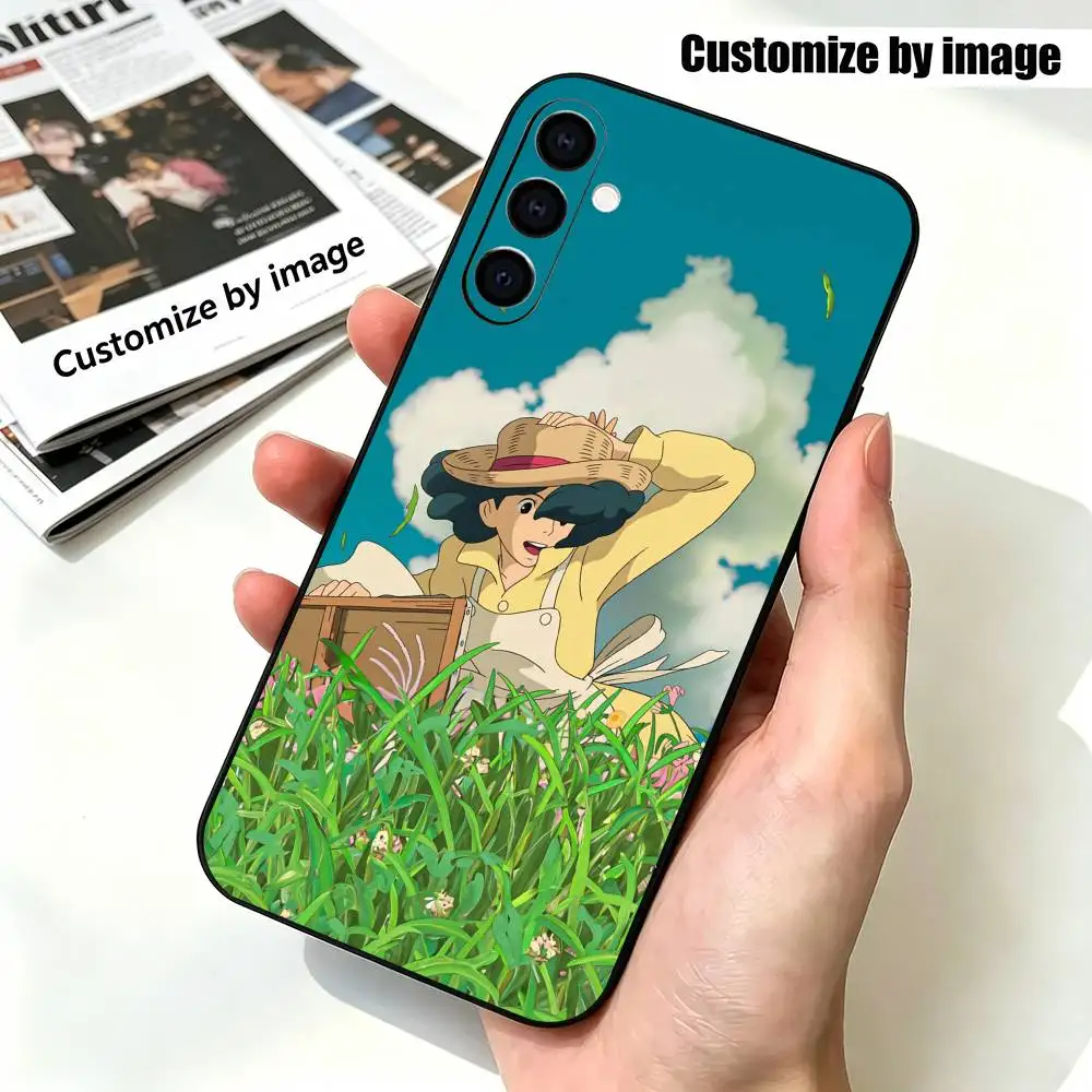 Фото Чехол для телефона The Wind R-Rises Naoko Anime для Samsung Galaxy A73, A72, A71, A70, A53, A52, A51, другие модели, мягкий черный чехол №2