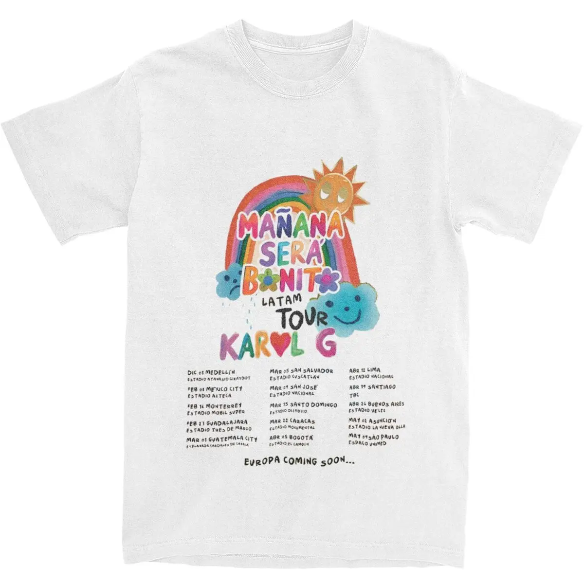 Модная футболка Singer Karol G Manana Sera Bonito Bichota Harajuku эстетичная с короткими рукавами