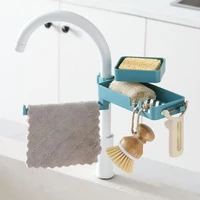 rotatable sink shelf kitchen sinks organizer soap sponge holder sink drain rack storage basket kitchen gadgets tool