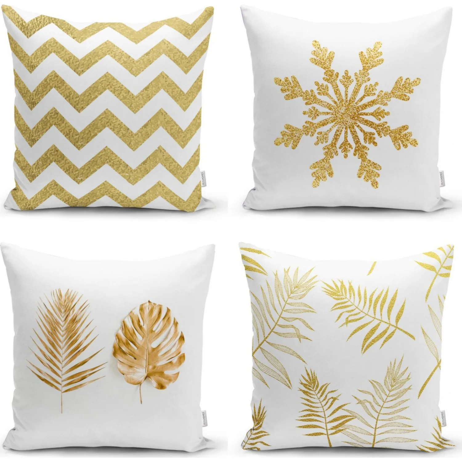 

Realhome Золотая серия, специальный дизайн, 4 лампы, декоративная подушка, Набор чехлов, современный дизайн, современный дизайн, Современная кач...