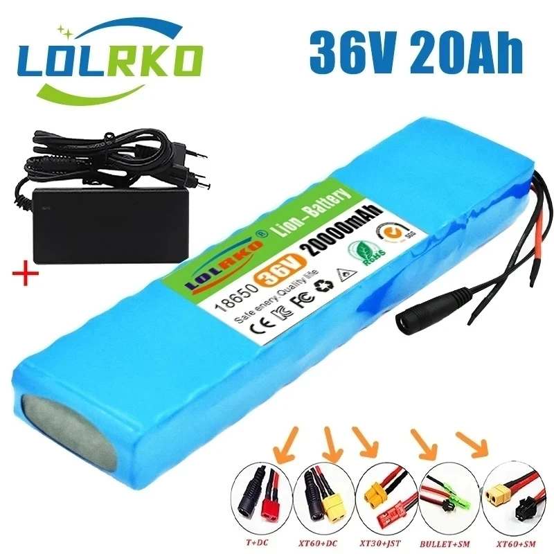 

10S3P 36 В 20Ah18650 литий-ионный аккумулятор 20A BMS для электрического велосипеда M365 электрический скутер электрический инструмент сменная батарея