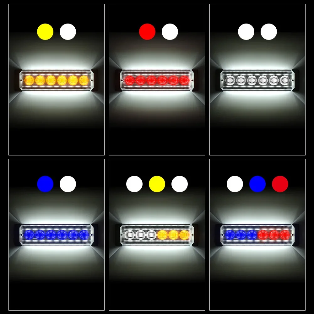 Новый автомобильный фонарь предупреждающий 24 светодиода боковой многорежимные