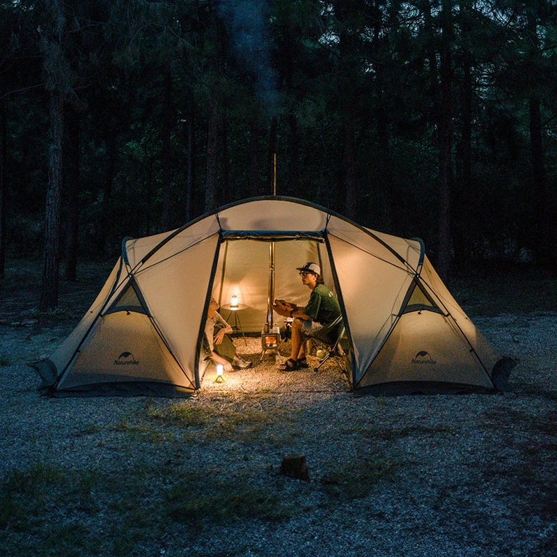 Naturehike Shandi 2 0 туннельная купольная палатка для семейного отдыха на 4 человека
