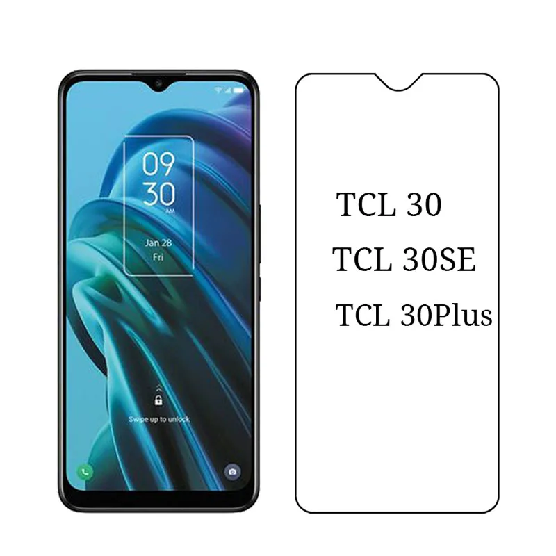 2 5d screen protector for tcl 30 plus 30 se 30se tcl 305 306 205 tempered glass anti blue matte frosted glass anti fingerprint free global shipping