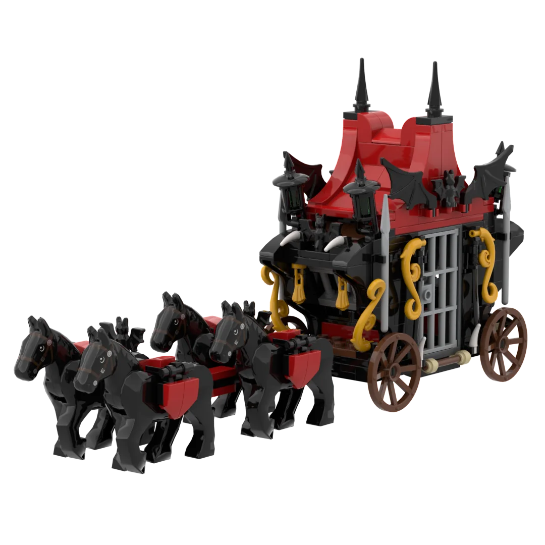 MOC Vampire Buliding Blocks Halloween Series Medieval Bricks Piano Dining-Table Throne Carriage Model Toy Set (art.: 3920cfd5d5d2f) - 3920cfd5d5d2f