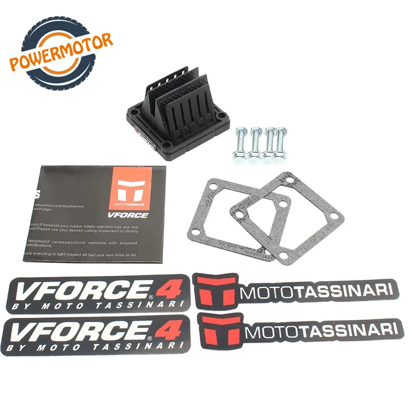 Герконовый клапан PowerMotor из углеродного волокна V-Force 4 V4144 для Banshee 350 RX135 RXZ135 YZ125 DT175