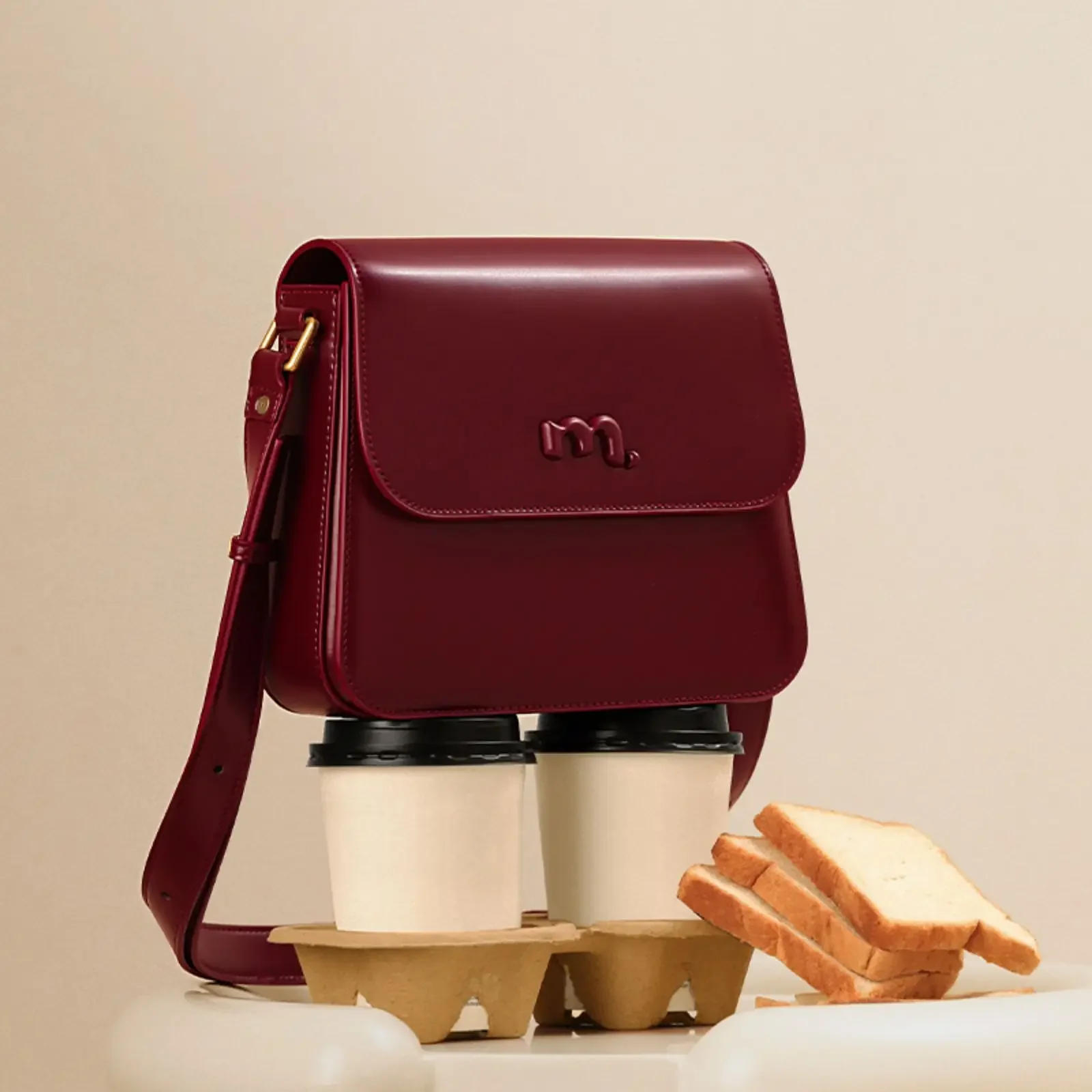 Женская квадратная сумка из искусственной кожи