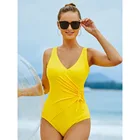 Купальники карамельных цветов, женский слитный купальник 2022, купальный костюм с боковой завязкой, винтажный Монокини, женский купальник, пляжная одежда