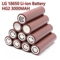 aleaivy original 18650 lithium ion hg2 3000mah battery 3 7v high power 30a discharge large current li ion rechargeable baterias