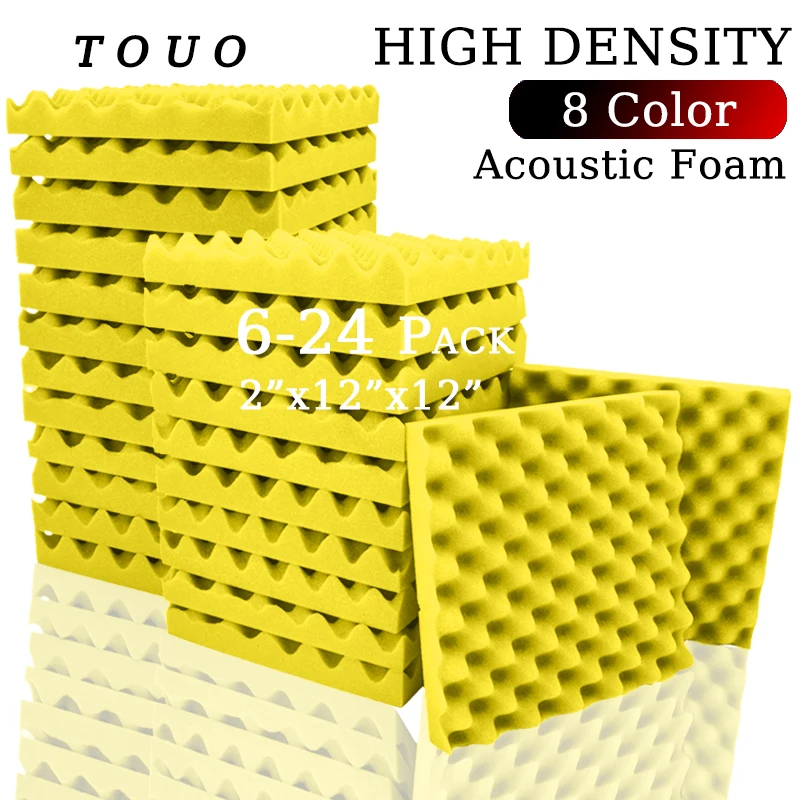 6/12/24 шт. звукопоглощающие панели из пены