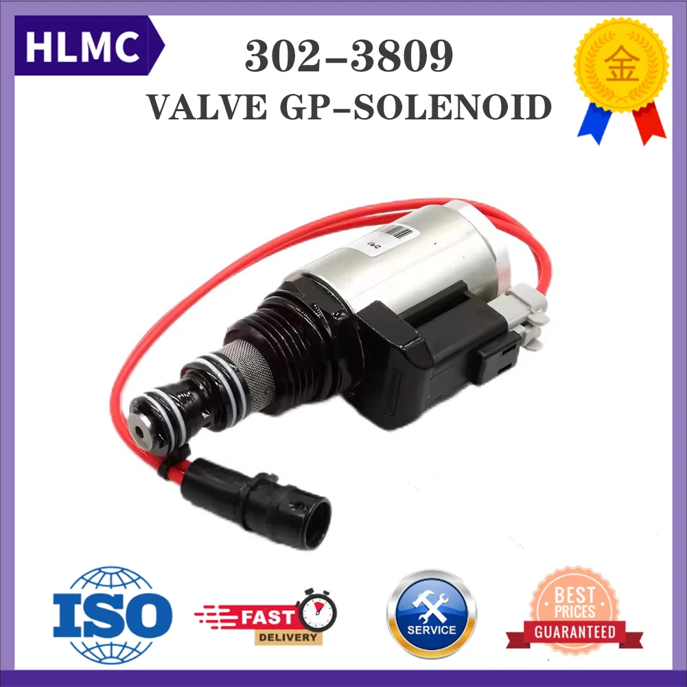 302-3809 Совместим с электромагнитным клапаном гидравлического пресса Carter E773D 785C 785D