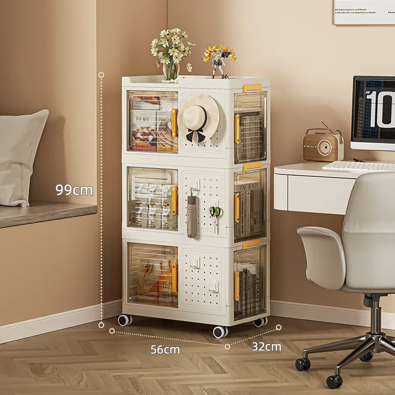 Складной складной ящик для хранения бытовые складные контейнеры с колесами и