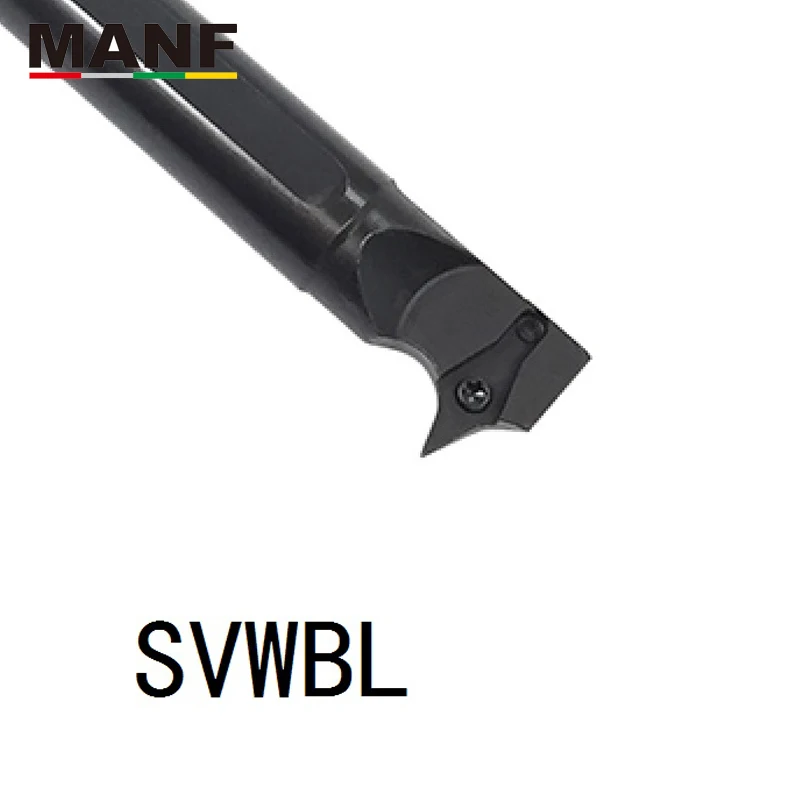 MANF 25*25 32*32 S25S-SVWBR16 CNC Резец для наружной обточки HoldersLathe обрабатывающий резак бар