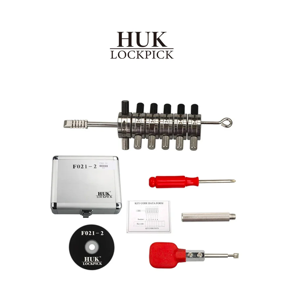 

HUK ForFord Tibbe Premium Lock Pick And Decoder With Protection Case CD Lessons Explaining English Designed Profession Locksmith