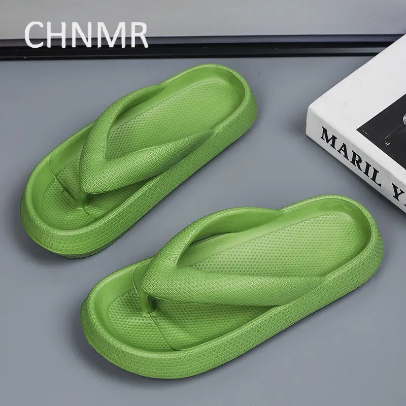 

CHNMR Men's Summer Flip Flops Sports Slippers Beach Outdoor Sandals Selling Products Trend Fashion Big Size Leather Couple Shoes